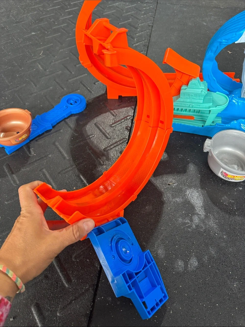 Various Hot Wheels Track Pieces